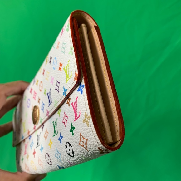 **SOLD**EUC Louis Vuitton Multicolor Wallet - Picture 2 of 6